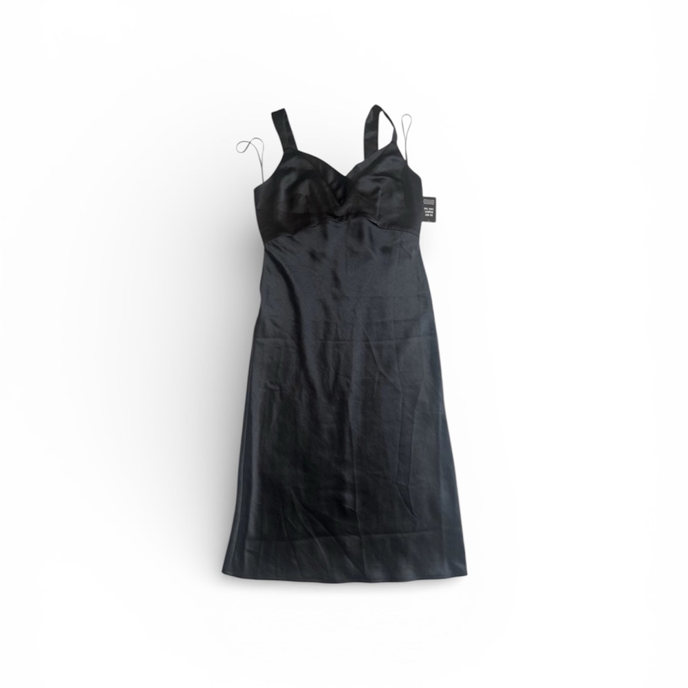 Express Black Cocktail Sleeveless Dress Corset Size M